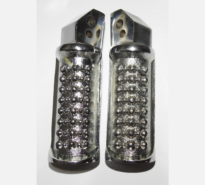 Ped. traz titan/fan 160/cb 300 crom.